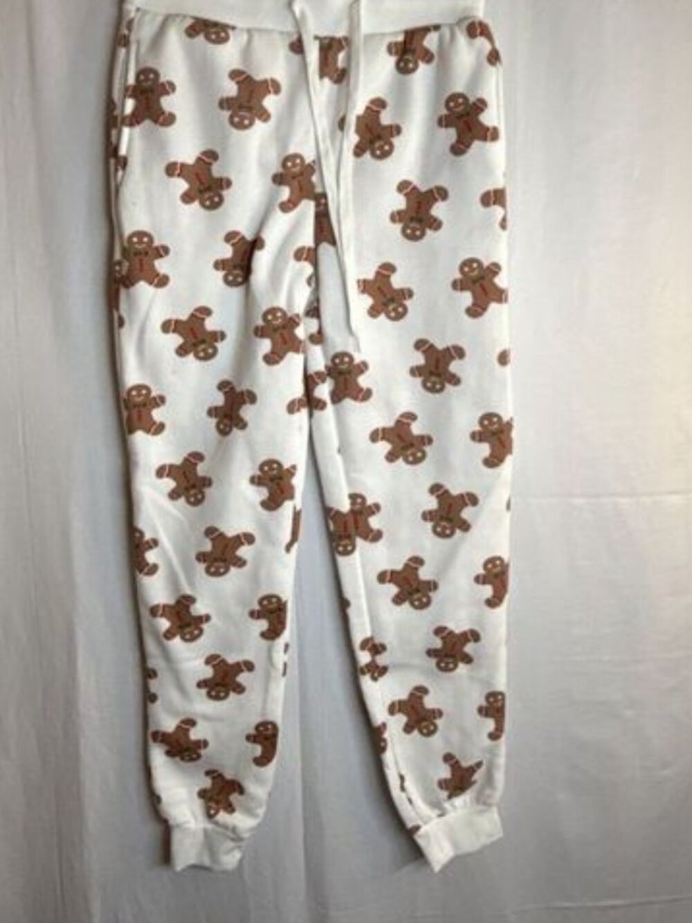 Gingerbread Print Sweatpants Preowned